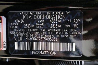2026 Kia K5 GT-Line