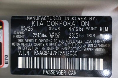 2026 Kia K5 GT-Line
