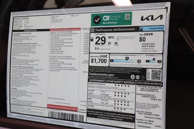 2026 Kia K5 GT-Line