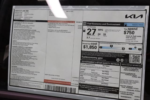 2026 Kia K5 GT-Line