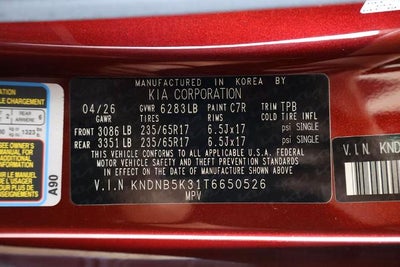 2026 Kia Carnival LXS