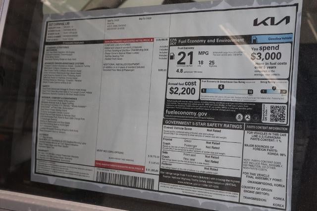 2027 Kia Carnival LXS