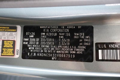2027 Kia Carnival EX