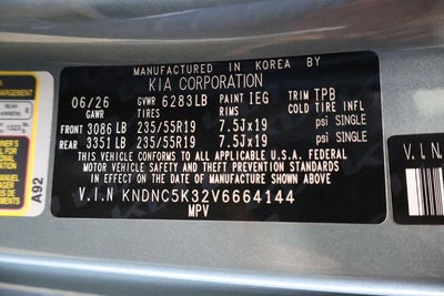 2027 Kia Carnival EX
