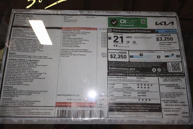 2026 Kia Carnival EX