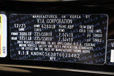 2026 Kia Carnival EX