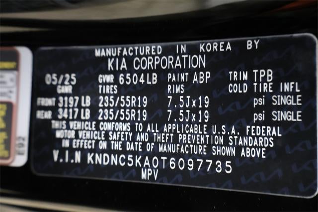 2026 Kia Carnival Hybrid EX