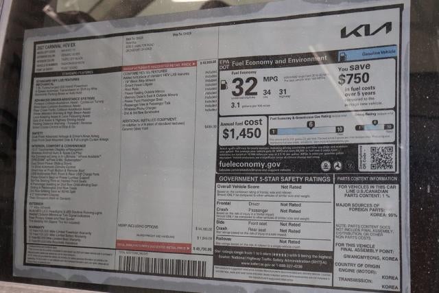 2027 Kia Carnival Hybrid EX