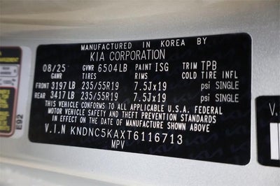 2026 Kia Carnival Hybrid EX