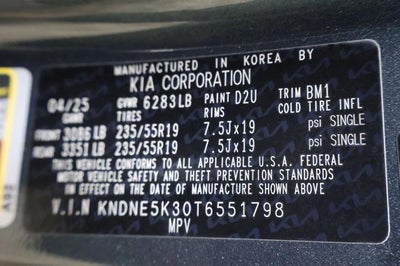 2026 Kia Carnival SX