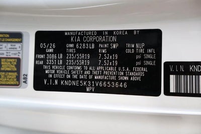 2027 Kia Carnival SX Prestige