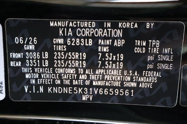2027 Kia Carnival SX