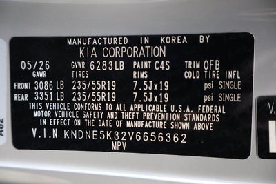 2027 Kia Carnival SX Prestige