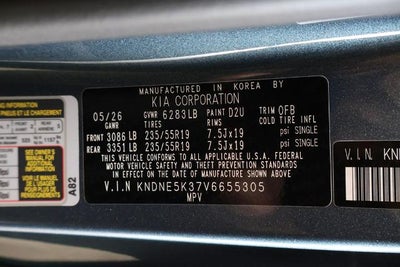2027 Kia Carnival SX Prestige