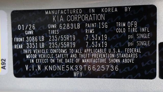 2026 Kia Carnival SX