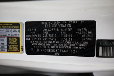 2026 Kia Carnival SX