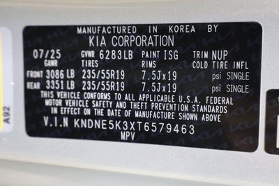 2026 Kia Carnival SX Prestige