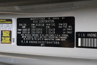 2026 Kia Carnival SX Prestige