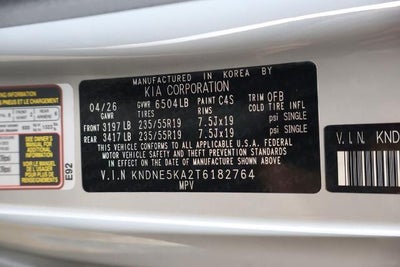 2026 Kia Carnival Hybrid SX Prestige