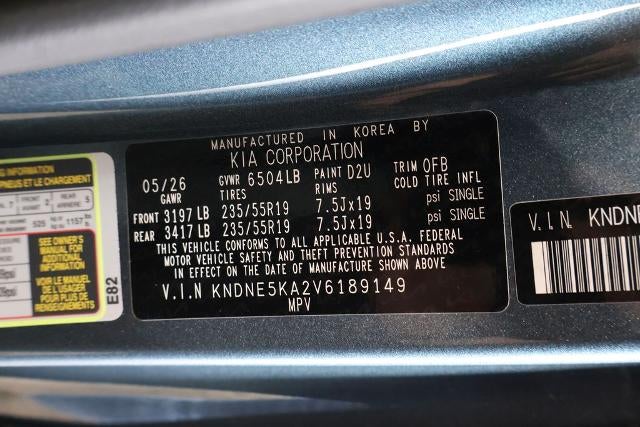 2027 Kia Carnival Hybrid SX