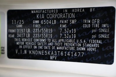 2026 Kia Carnival Hybrid SX Prestige