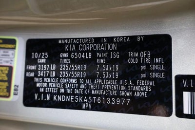 2026 Kia Carnival Hybrid SX Prestige