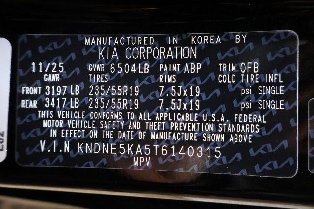 2026 Kia Carnival Hybrid SX Prestige