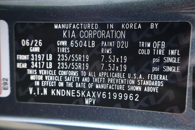 2027 Kia Carnival Hybrid SX Prestige