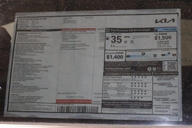 2026 Kia Sportage Hybrid EX