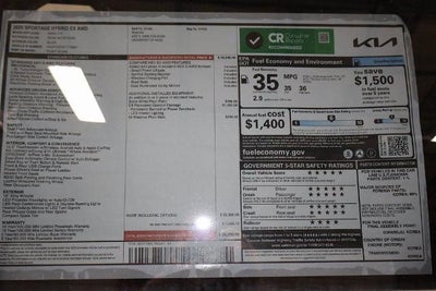 2026 Kia Sportage Hybrid EX