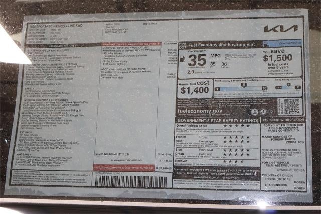 2026 Kia Sportage Hybrid X-Line