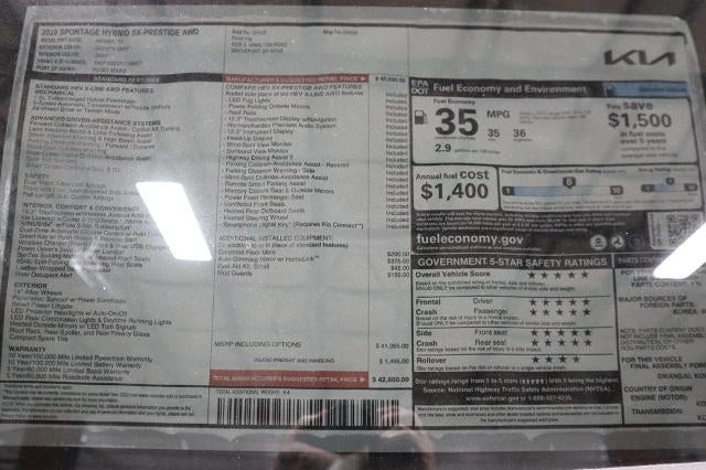 2026 Kia Sportage Hybrid SX-Prestige