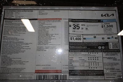 2026 Kia Sportage Hybrid SX-Prestige