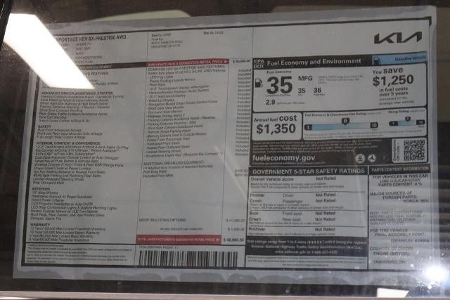 2027 Kia Sportage Hybrid SX-Prestige