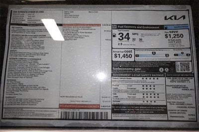 2026 Kia Sorento Hybrid EX