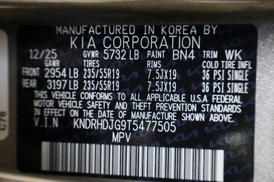 2026 Kia Sorento Hybrid EX