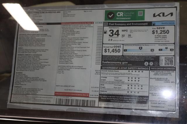 2026 Kia Sorento Hybrid X-Line SX Prestige