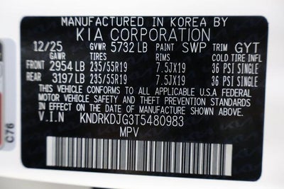 2026 Kia Sorento Hybrid X-Line SX Prestige