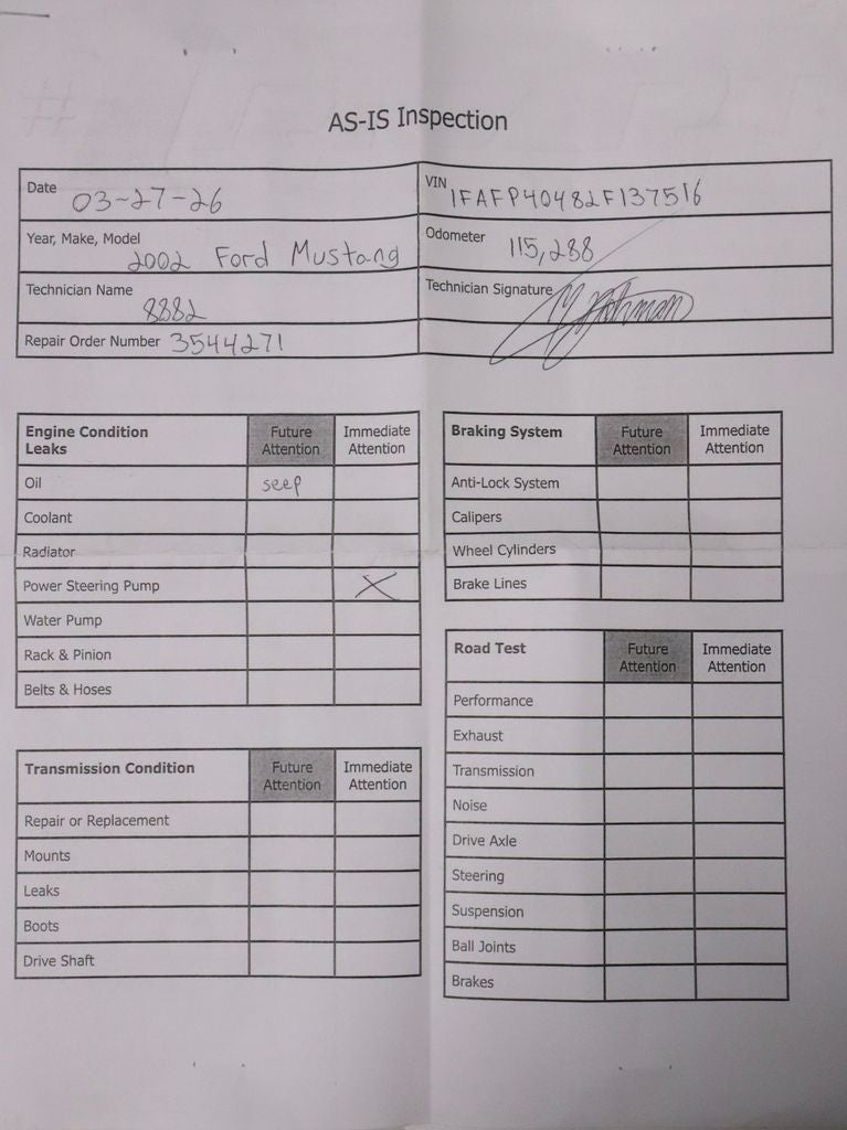 2002 Ford Mustang V6