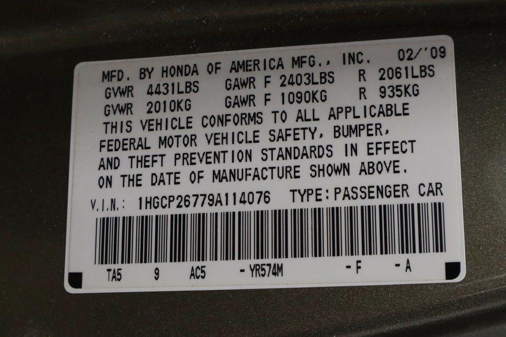 2009 Honda Accord Sedan EX