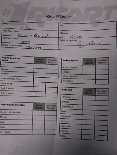 2009 Honda Accord Sedan EX