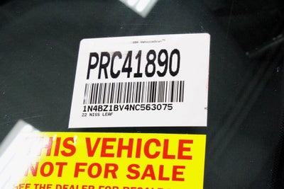 2022 Nissan LEAF S PLUS