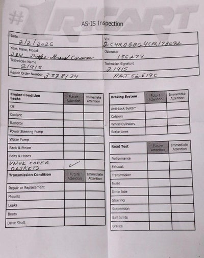 2012 Dodge Grand Caravan SE/AVP