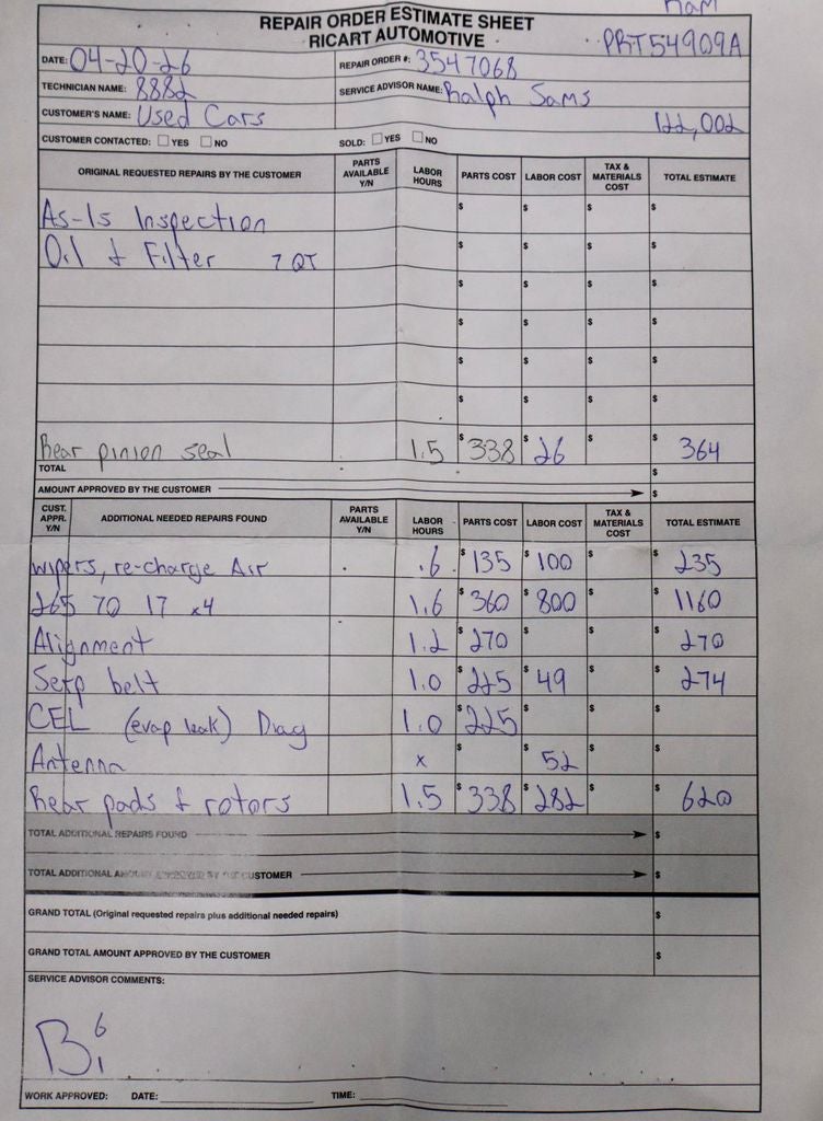 2016 RAM 1500 Tradesman