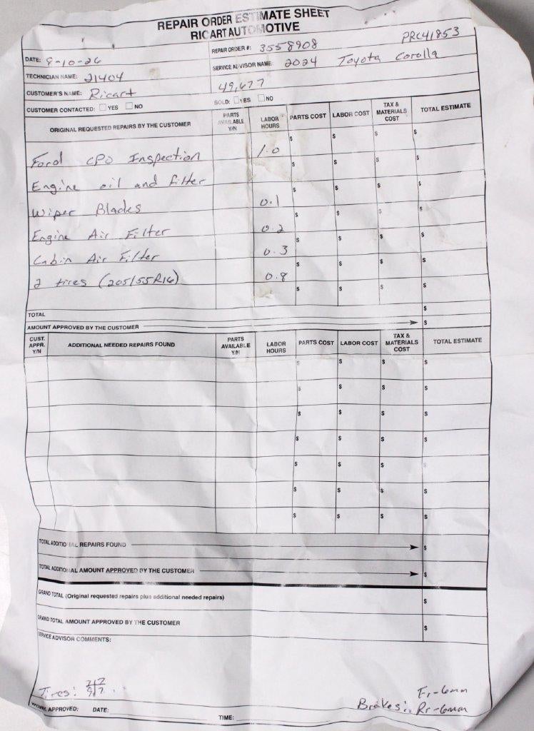 2024 Toyota Corolla LE