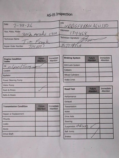 2012 Mercedes-Benz C-Class C 300