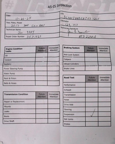 2017 Jeep Compass Latitude 4x4