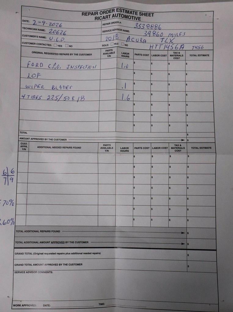 2018 Acura TLX 3.5L V6