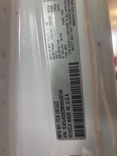 2021 Jeep Wrangler Unlimited Sport S