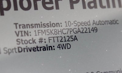2023 Ford Explorer Platinum